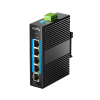 Коммутатор CUDY 5-Port Gigabit Industrial PoE Switch 5-Port Aluminum Industrial, 1000Mbps 5-Port RJ45, 802.3at/af, Din-rail design, Power supply: DC1