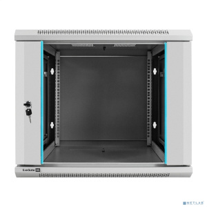 Exegate EX298602RUS Шкаф телекоммуникационный 19" настенный 9U ExeGate EC-WM-9U.600.G.GREY (19”, 9U, 600x600x500mm (ШхГхВ), передняя дверь закаленное