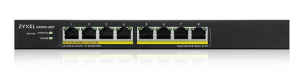 Коммутатор Smart L2 коммутатор PoE+ Zyxel NebulaFlex GS1915-8EP, 8xGE PoE+, бесшумный (без вентилятора), бюджет PoE 60 Вт