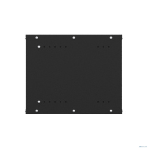 NTSS Шкаф настенный телекоммуникационный NTSS LIME 9U 550х450х500мм, 2 профиля 19, дверь стеклянная, боковые стенки несъемные, разобранный, черный RAL