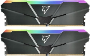 Модуль памяти Netac Shadow RGB DDR4-3200 16Gb (8Gb x 2) C16 Grey