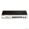D-Link DGS-1210-08P/G3A Настраиваемый L2 коммутатор с 8 портами 10/100/1000Base-T и 2 портами 1000Base-X SFP (8 портов PoE 802.3af/at, PoE-бюджет 65 В