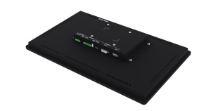 Высоконадёжный российский промышленный монитор серии SDA-22W. Дисплей 21.5”, с разрешением 1920х1080 точек и проекционно-емкостным сенсорным экраном,