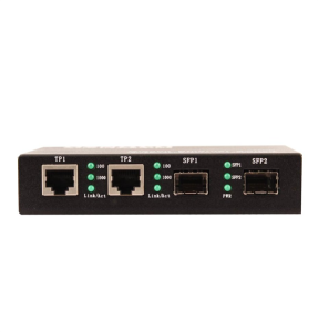 Коммутатор Gigabit Ethernet OSNOVO SW-70202 Неуправляемый коммутатор Gigabit Ethernet на 4 порта. Порты: 2 x GE (10/100/1000Base-T), 2 x GE SFP (1000B