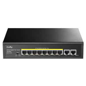 Коммутатор CUDY 8-Port Gigabit PoE+ Switch with 2 Gigabit Uplink Ports 120W 8 RJ-45 10/100/1000M PSE ports +2