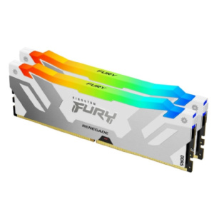 Память оперативная/ Kingston 32GB 6000MT/s DDR5 CL32 DIMM (Kit of 2) FURY Renegade RGB White XMP