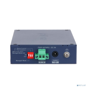 DAHUA DH-CHS4106-4ET 6-портовый коммутатор управляемый 4 RJ45 10/100Мбит/с, 1 RJ45 10/100/1000Мбит/с (uplink), 1 SFP 1000Мбит/с (uplink IP30, IK06;