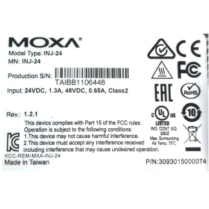 Инжектор IEEE 802.3af/at Gigabit PoE+<br><br><b>Причина уценки: </b>Модуль полностью рабочий, но был в использовании, поэтому имеет следы эксплуатации