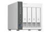Системы хранения данных QNAP CHANNEL QC 2GhzCPU/4Gb/upto 4HDD, upto 12 with TL-D800C/SATA(3,5'')/ 1xUSB3.2 2xUSB2.0/1x1GbE 1x2,5GbE/iSCSI/1xPS/2YW D4