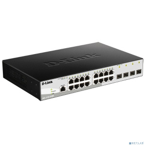 D-Link DGS-1210-20/ME/B1A Управляемый L2 коммутатор с 16 портами 10/100/1000Base-T и 4 портами 1000Base-X SFP