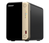 система хранения данных QNAP SMB 2C 2GhzCPU/8Gb/upto 2HDD, up to 18 with TL-D800C/SATA(3,5" 2,5")/ 2xUSB3.2 2xUSB2.0/1xHDMI/1xExp.slot/2x2,5Gb/iSCSI/1