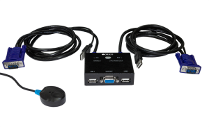 Переключатель ORIGO 2-портовый KVM-переключатель с портами VGA и USB
