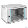 Exegate EX298599RUS Шкаф телекоммуникационный 19" настенный 6U ExeGate EC-WM-6U.450.G.GREY (19”, 6U, 600x450x370mm (ШхГхВ), передняя дверь закаленное