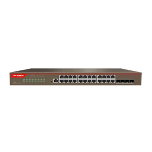 IP-COM G5328X Коммутатор управляемый в стойку, 24*1Gbit RJ45, 4*SFP 10Gbit, console port