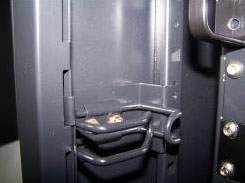 Металлическое кольцо-органайзер вертикальное, для шкафов Business, правое