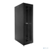ЦМО Шкаф телекоммуникационный напольный ЭКОНОМ 48U (600 * 1000) дверь перфорированная 2 шт., цвет черный [ШТК-Э-48.6.10-44АА-9005]