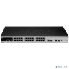 D-Link DES-3528_RFB/A3 Восстановленный в производственных условиях управляемый L2 стекируемый коммутатор с 24 портами 10/100Base-TX, 2 портами 10/100/