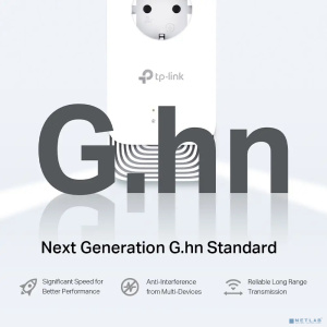 TP-Link PG2400P KIT G.hn2400 Комплект гигабитных Powerline-адаптеров со встроенной розеткой