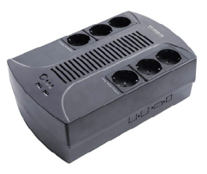 Источник бесперебойного питания IRBIS UPS Personal plus 800VA/480W, AVR, 6xSchuko outlets(6 w battery support), 1 years warranty