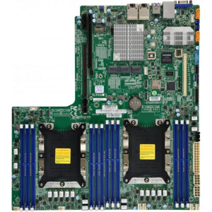 Материнская плата SuperMicro MBD-X11DDW-NT-B Proprietary WIO (12.3" x 13.4" LGA 3647 Up to 1.5TB 3DS ECC RDIMM ntel® C622 controller for 14 SATA3 6 US