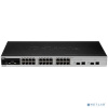 D-Link DES-3526_RFB/A43 Восстановленный в производственных условиях управляемый коммутатор 2 уровня с 24 портами 10/100Base-TX, 2 комбо-портами 1000Ba
