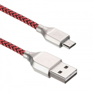 Кабели USB ACD USB кабель ACD-Titan MicroUSB ; USB-A Нейлон, 1м, красно-черный (ACD-U927-M1R)