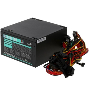 Блок питания AEROCOOL VX-600 RGB PLUS (ATX 2.3, 600W, 120mm fan, RGB-подсветка вентилятора) Box Блок питания AEROCOOL VX-600 RGB PLUS (ATX 2.3, 600W, 120mm fan, RGB-подсветка вентилятора) Box