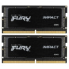 Память оперативная/ Kingston 32GB 5600MHz DDR5 CL40 SODIMM (Kit of 2) FURY Impact KF556S40IBK2-32