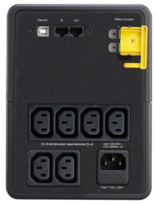 Источник бесперебойного питания APC Back-UPS BX1200MI 650Вт 1200ВА черный