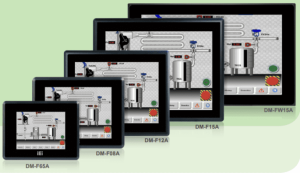 Промышленный монитор DM-F15A/R, дисплей15" XGA, 1024 х 768, 450 кд/м2, резистивный сенсорный дисплей (USB), антибликовое покрытие, питание 9~36 В DC<b
