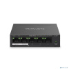 Mercusys MS105GP Настольный коммутатор с 5 гигабитными портами (4 порта PoE+)