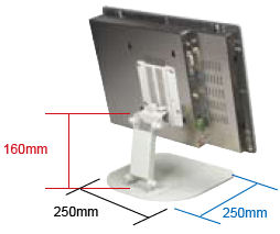 Универсальное крепление с двумя поворотными элементами.