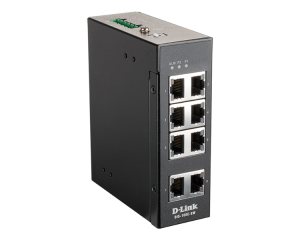 Коммутатор D-Link DIS-100E-8W/A1A, L2 Unmanaged Industrial Switch with 8 10/100Base-TX ports.1K Mac address, 802.3x Flow Control, Stand-alone, Auto MD