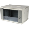 Шкаф настенный серии Pro, 6U 600x450, стеклянная дверь Шкаф настенный серии Pro, 6U 600x450, стеклянная дверь