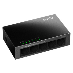 Коммутатор CUDY 5-Port Gigabit Metal Switch 8-Port Gigabit Ethernet Switch, 8 10/100/1000M RJ45 Ports, IGMP Snooping, Loop Detection/Prevention, 802.