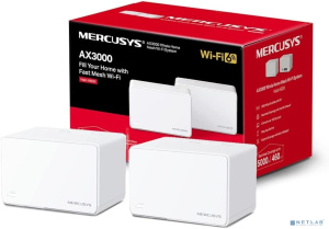 Mercusys Halo H80X(2-pack) AX3000 Домашняя Mesh Wi-Fi 6 система