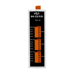 3-портовый преобразователь Modbus TCP в Modbus RTU/ASCII (RS-232) с возможностью питания по PoE, с изоляцией последовательного порта