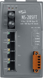 Коммутатор 4 x 10/100BaseTX, 1 x 10/100BaseFX, многомод, разъем ST