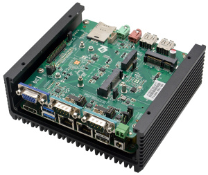 Российский промышленный встраиваемый компьютер FRONT C3210, на базе процессора Intel Celeron N3350 / RAM 4 Гб DDR3L / SSD 128 Гб / LAN 2 x 10/100/1000