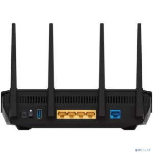 Роутер беспроводной ASUS RT-AX5400 4 LAN, 1000 Мбит/с, 4 (802.11n), 5 (802.11ac), 6 (802.11ax), 1 x USB 3.2, 3G, 4G/LTE, IPv6 черный Роутер беспроводной ASUS RT-AX5400 4 LAN, 1000 Мбит/с, 4 (802.11n), 5 (802.11ac), 6 (802.11ax), 1 x USB 3.2, 3G, 4G/LTE, IPv6 черный