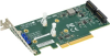 Supermicro AOC-SLG3-2M2 Low Profile PCIe Riser Card supports 2 M.2 Module Supermicro AOC-SLG3-2M2 Low Profile PCIe Riser Card supports 2 M.2 Module