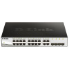 Коммутатор D-Link DGS-1210-16/G2A Настраиваемый L2 коммутатор с 16 портами 10/100/1000Base-T и 4 комбо-портами 100/1000Base-T/SFP