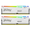 Модуль памяти KINGSTON DIMM 64Gb 2х32Gb DDR5 PC48000 6000MHz Fury Beast RGB White (KF560C40BWAK2-64) Модуль памяти KINGSTON DIMM 64Gb 2х32Gb DDR5 PC48000 6000MHz Fury Beast RGB White (KF560C40BWAK2-64)