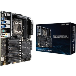 Asus PRO WS X299 SAGE II {LGA2066 CEB 8xDDR4 7xPCIEx16 2xM.2 GLAN 2.5GLAN} Asus PRO WS X299 SAGE II {LGA2066 CEB 8xDDR4 7xPCIEx16 2xM.2 GLAN 2.5GLAN}