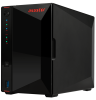 НАС сервер ASUSTOR AS5202T 2-Bay NAS/Media player/Intel Celeron J4005 2.0GHz up to 2.7GHz (Dual-Core), 2GB SO-DIMM DDR4, noHDD(HDD,SSD),/2x 2,5Gb (LA