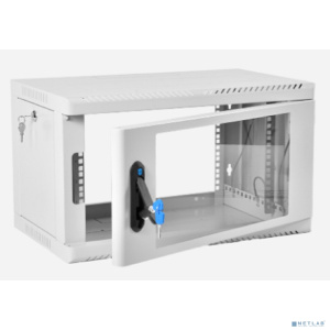 ЦМО Шкаф телекоммуникационный настенный сварной 6U (600 x 500) съёмные стенки, дверь стекло, ШРН-6.500