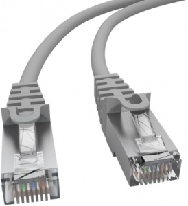 Патч-корд NTSS NTSS-PC-FTP-RJ45-5e-10.0-LSZH-GY FTP RJ-45 вил.-вилка RJ-45 кат.5E 10м серый LSZH 26AWG