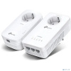TP-Link TL-WPA8631P KIT AV1300 Комплект двухдиапазонных гигабитных Powerline-адаптеров с Wi-Fi и встроенной розеткой