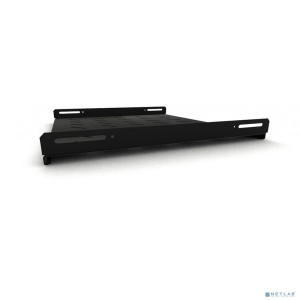 Hyperline TSH3L-450-RAL9004 (TSH3L-450-RAL9005) Полка стационарная, глубина 450 мм,с боковым креплением, нагрузка до 20 кг,для шкафов серии TTB, TTBR,