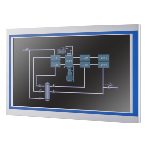Безвентиляторный промышленный панельный компьютер Nodka TPC6000-A2153-T-C2-J6412-8G. Дисплей 21.5" с резистивным сенсорным экраном. Пылевлагозащита по